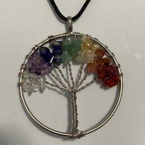 Tree of Life Chakra Stone Necklace
